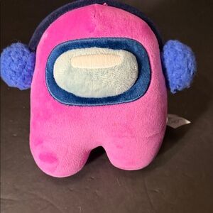 Pink and Blue Plush Crewmate Toy